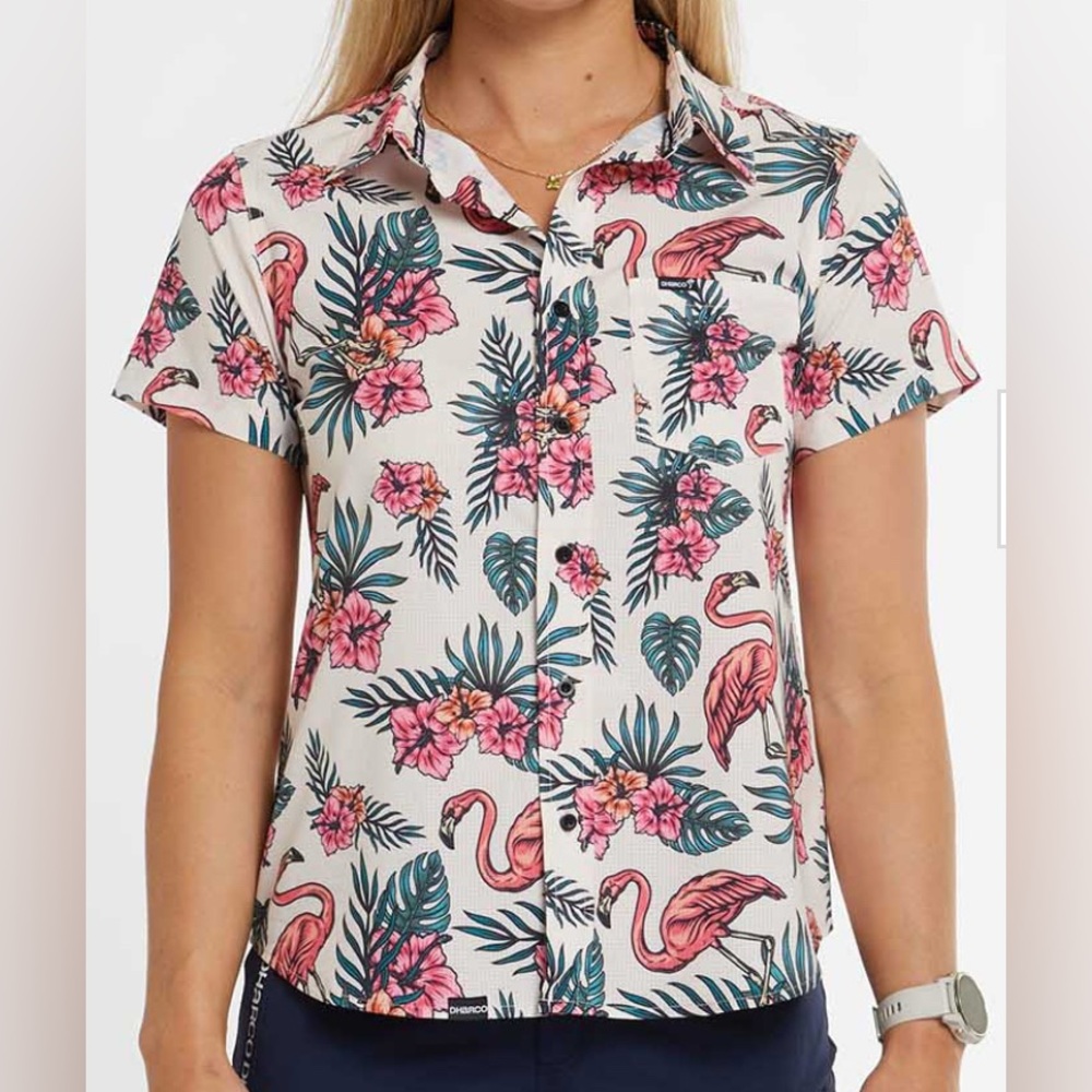 DHARCO WOMENS TECH PARTY SHIRT | CRISSY
